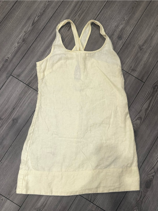 Madewell Dresses & Skirts - Madewell Butter Yellow Linen Mini Dress